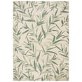 thumbnail image 3 of SAFAVIEH Courtyard Alannis Botanical Indoor/Outdoor Area Rug, Beige/Sweet Pea, 7'10" x 7'10" Round, 3 of 7
