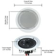 thumbnail image 2 of Home Theater System Kit - 2000 Watts Bluetooth Amplifier with 5.25 6 QTY 200 W in-Wall in-Ceiling Speakers And 2 Qty of 16 Gauge 100 ft. Speaker Wire by Technical Pro, 2 of 5