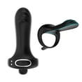 thumbnail image 6 of MLSICE Soft Silicone Couple Vibrator with 9 Vibration Modes Penis ring ,Rechargeable Waterproof and Remote Vibrating Penis Ring Sex Toy for Men - APP, 6 of 6