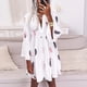 thumbnail image 2 of Vestido de manga larga para mujer Vestido maxi de cintura alta con estampado de cuello en V Vestido casual Fridja  nbo4000, 2 of 9