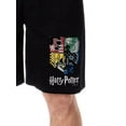 thumbnail image 2 of Harry Potter Mens' Wizarding World Hogwarts Crest Sleep Pajama Shorts, 2 of 5