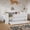 White 2AAK, variant on Twin Size Loft Bed with Storage Staircase and Window LED Lights, White Wood Frame for Bedroom Space Saving