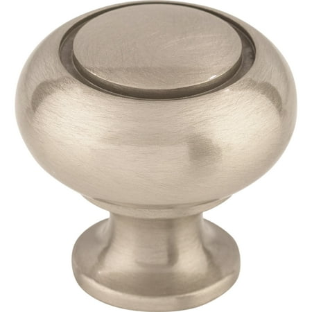 Top Knobs M1308 Ring 1-1/4" Mushroom Cabinet Knob From The Asbury Collection - Nickel