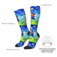 thumbnail image 5 of Saiise Mario Az Funny Socks Men Women Boys Kids Adults Novelty Graphic Crew Tube Socks Crazy Design Casual Dress Socks for Sports,Running,Travel, 5 of 7