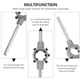 thumbnail image 2 of Miangastore Porte-Outils Rond en Acier Réglable Poignée Clé Porte-Dé Rond, 2 of 8