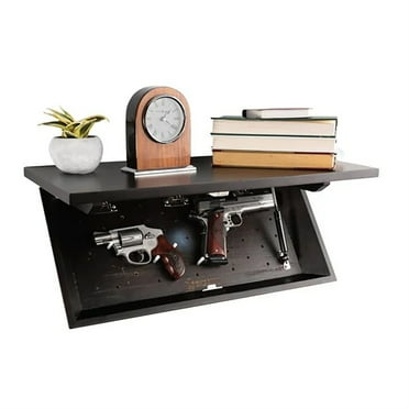 Lockdown In Plain Sight Shelf Oak Stained