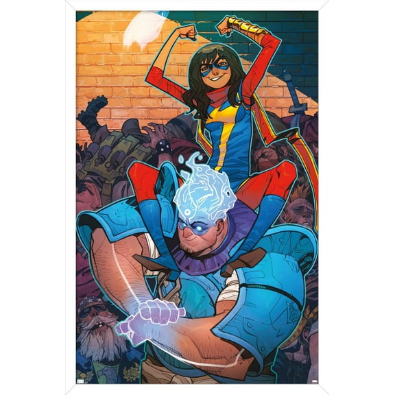 Marvel Comics - Ms. Marvel - Magnificent Ms. Marvel #13 Wall Poster, 22.375" x 34", Framed