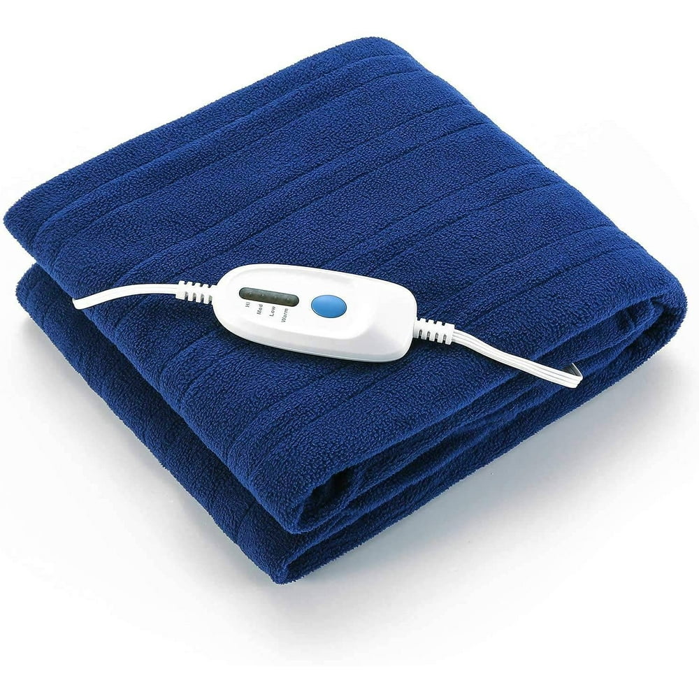 MaxKare Electric Blanket Heated Throw 50" x 60" Lightweight Cozy Soft