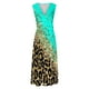 thumbnail image 3 of Vestido Corto de Verano de Moda sin Mangas con Cuello en V Impreso Vestido Casual Grande Del Doblado para Diario, 3 of 5