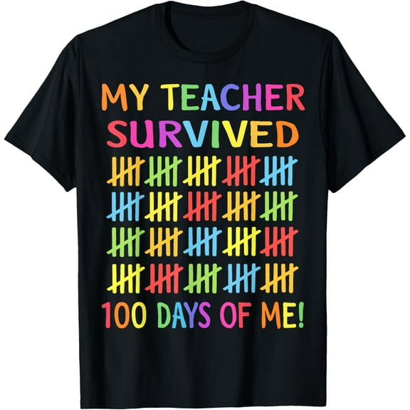 Funny School Gift 100 Days of School T-Shirt TShirt