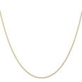 thumbnail image 2 of 14K Yellow Gold Cable Chain Styles Necklace 16 inch Carded .95 mm Rope with Spring Ring Clasp 0.95, 2 of 4
