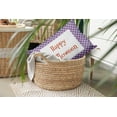 thumbnail image 6 of 20" x 14" Simply Daisy Halloween Happy Halloween Checks Polyester Indoor/Outdoor Pillow, Orchid Qty 1, 6 of 6