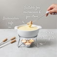 thumbnail image 5 of Juego de fondue de queso Boska para fiestas - Juego de fondue, olla de cerámica apta para microondas, fuente de chocolate, refrigerio - Artículos para el registro de bodas, pequeños electrodomésticos, 5 of 5