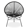 thumbnail image 4 of Bouclair Black Acapulco Outdoor Chair, 4 of 10