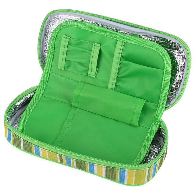 Bolsa de viaje médica, refrigerador portátil de insulina para diabéticos, bolsa fría de insulina, bolsa médica, tecnología avanzada