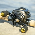 thumbnail image 6 of Fankenuo Baitcasting reel Left Right Hand 6.3:1 Gear Ratio Fishing Reel Carp Anti-Tangle Red Right, 6 of 7