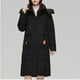 thumbnail image 1 of Parkas de manga larga para mujer, otoño e invierno, holgadas, de longitud media, con capucha, cálidas, abrigos de manga larga para mujer, 1 of 5