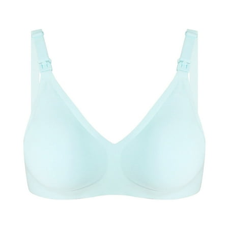XWSHYW Bralette for Women Summer Fashion Casual Nursing Bra Slim Fit Solid Color Comfort Spaghetti Straps Bra Flash Deals Of The Day