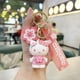 thumbnail image 3 of LLavero de Hello Kitty, colgante de muñeca de dibujos animados Kawaii, llavero de mochila, accesorios de adornos, regalos de joyería para bolso de amigos, 3 of 4