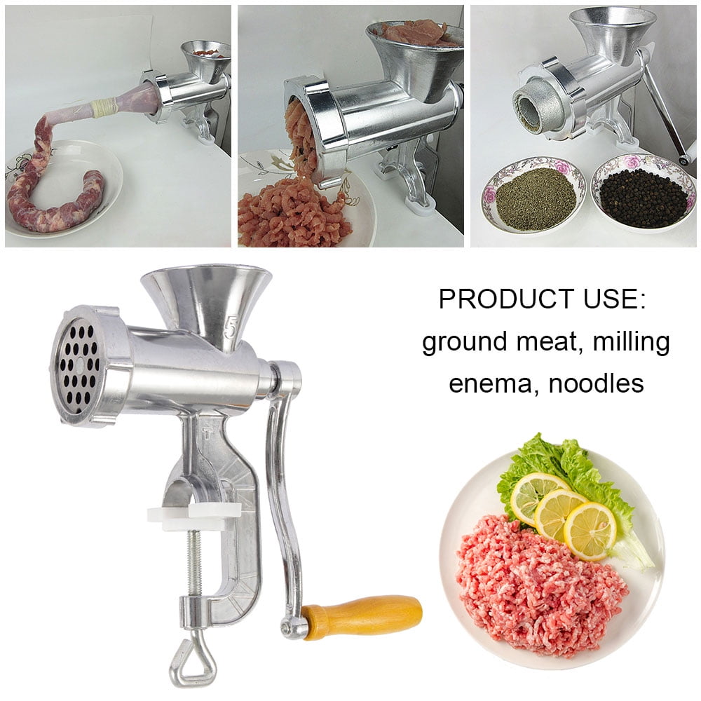 Willstar Manual Meat Grinder & Sausage Stuffer Meat Grinder Mincer Pasta Maker Crank Portable Household Kitchen Tools