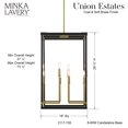 thumbnail image 5 of 2117-726-Minka Lavery-Union Estates - 8 Light Pendant-29.75 Inches Tall and 18 Inches Wide, 5 of 6