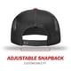 thumbnail image 4 of Gorra de béisbol Richardson 511 Flatbill Trucker Roja/Negra, 4 of 7