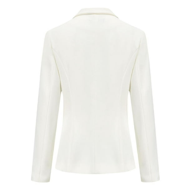 Yynuda Womens 2-piece Office Lady Business Suit Solid Color Elegant Slim  Workwear (blazer+pants)