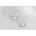 thumbnail image 4 of Adorable Hearts Mother of pearl and Sterling Silver Ear Wire Earrings, 4 of 7