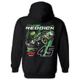 thumbnail image 3 of Men's 23XI Racing  Black Tyler Reddick Beast Pullover Hoodie, 3 of 3