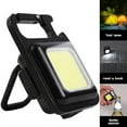 thumbnail image 2 of LED Pocket COB Work Lights 4 Modes Keychain Light with Hanging Hook Magnetic Base Inspection Repairing Light Bracket Bottle Opener and Magnet Base for Fishing Camping, 2 of 9