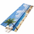 thumbnail image 2 of Summer Palm Tree Runner Rug 2x6 FT,Non Slip Hallway Rugs,Beach Ocean Coastal Starfish Shells Washable Soft Floor Carpet Throw Runner Carpet Long Rugs for Entryway Kitchen Bedside Sliding Door, 2 of 8