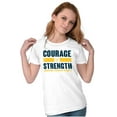 thumbnail image 3 of United States Navy Courage Strength Women's T Shirt Ladies Tee Brisco Brands S, 3 of 5