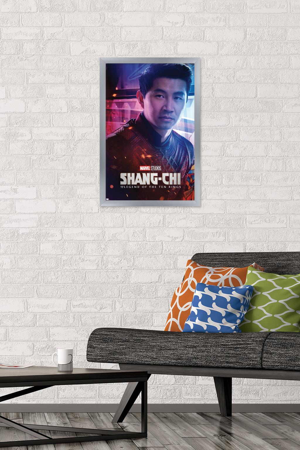 Marvel Shang-Chi and the Legend of the Ten Rings - Shang-Chi One Sheet Wall Poster, 14.725" x 22.375", Framed