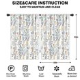 thumbnail image 2 of Blackout Kids Curtains,Pioneer Flower Floral Print Pattern Childrens Insulated Curtains Set Of 2,Bedroom Essentials,Toddler Room Decor 42"x63", 2 of 5