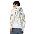 thumbnail image 4 of Naloa Wildflowers Men’s Hoodies, Zip up Hoodie, Sweatshirts,Hoodies for Men Sizes S-3XL-X-Large, 4 of 5