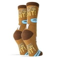 thumbnail image 2 of Oooh Yeah Women's Cotton Crew Socks, Don't Know Pit, Novelty Funny Colorful Dress Socks, 2 of 3