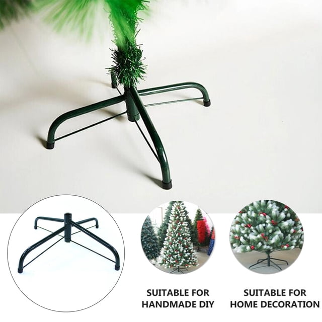 Soporte de base de árbol de Navidad Marco de soporte inferior de árboles de Navidad plegable de hierro (45 cm)