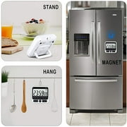 Digital Kitchen Timer, Cooking Countdown Clock with Large LCD Display, Loud Alarm and Strong Timer