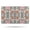 Pioneer Flower Floral-1, variant on Pioneer Flower Floral Print Pattern Bathroom Rugs Mat, Non Slip Microfiber Bathroom Rug with Rubber Backing, Soft Mats for Bathroom Floor Tub Shower, 24"x60"