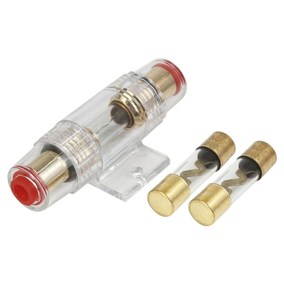 AGU Fuse with AWG In-Line Holder 4 6 8 Gauge 80 Amp for Car Audio Video Stereo