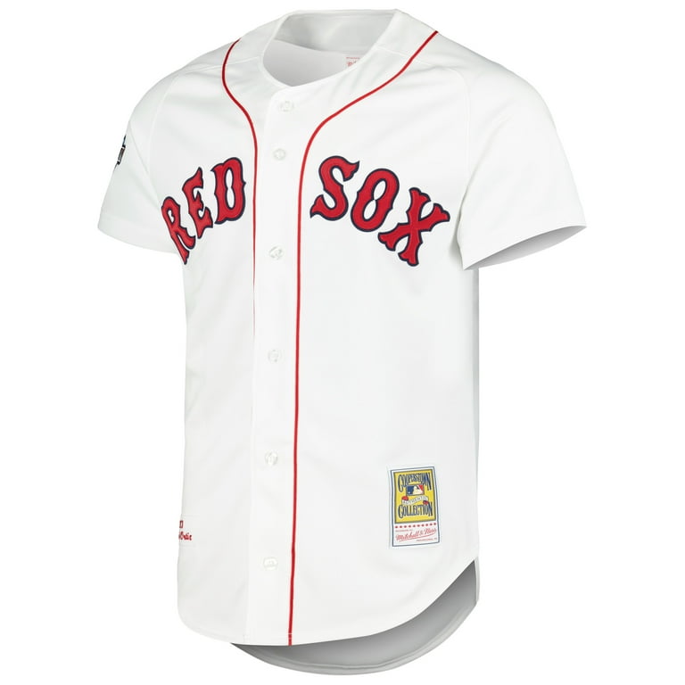 Men s Mitchell Ness David Ortiz White Boston Red Sox Cooperstown