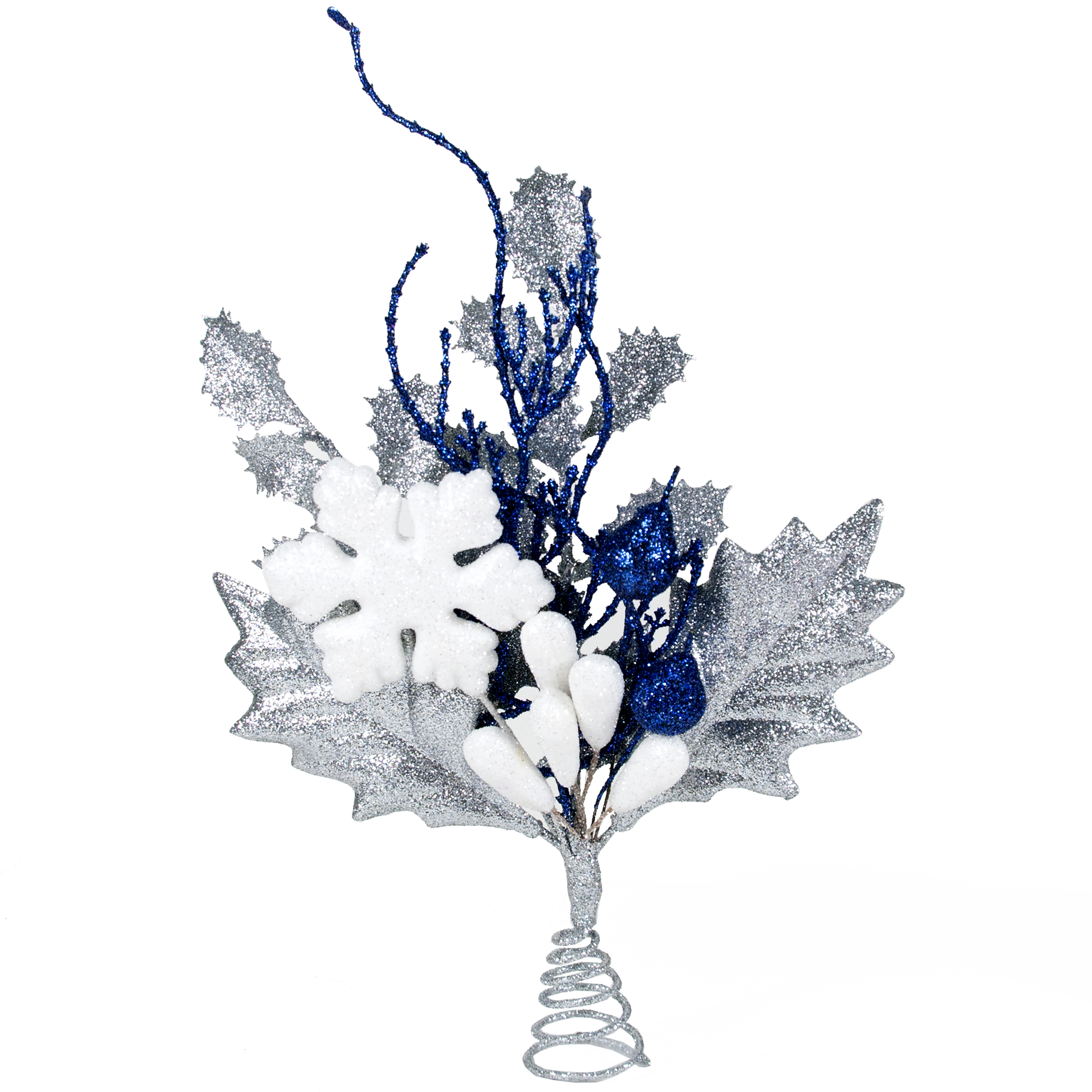 HOLIDAY TIME SNOWFLAKE MINI TREE TOPPER
