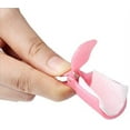 thumbnail image 5 of Plastic Acrylic Nail Art Soak Off Cap Clip, 10PC UV Gel Polish Remover Wrap Tool (Pink), 5 of 5
