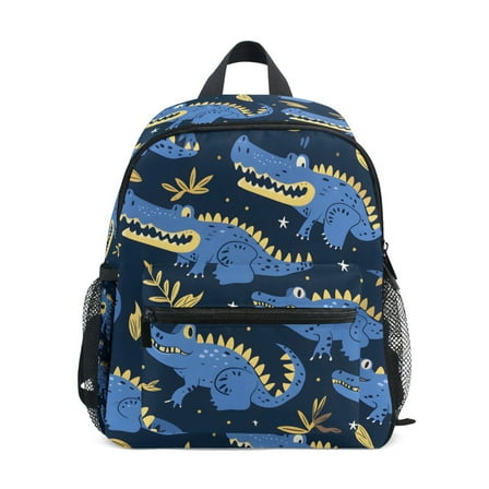 ALAZA Crocodile Cartoon School Backpack Small Bookbag Mini Bags