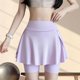 thumbnail image 1 of Conjuntos de falda de bádminton, ropa de gimnasio de secado rápido para playa con bolsillo, falda pantalón de golf Púrpura, 1 of 8
