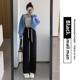 thumbnail image 1 of Pantalones de campana gruesos con forro polar y pana de algodón acolchado para mujer, otoño/invierno 2024, nuevo estilo, pantalones de pierna recta, 1 of 4