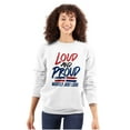 thumbnail image 3 of Loud Proud Dominican Heritage Pride Sweatshirt for Men or Women Brisco Brands M, 3 of 5