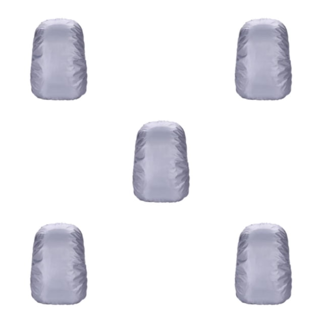 Kearding Protección al aire libre garantizada cubierta impermeable unisex diseñada para viajes cubierta de impermeable plateado Type2 NO2