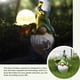 thumbnail image 4 of Ounissouiy Estatua de dibujos animados ornamento jardín al aire libre luz Solar bola estatua resina muñeca sin rostro arte adorno artesanal para fiesta Iluminación y accesorios zieht den Ball, 4 of 6