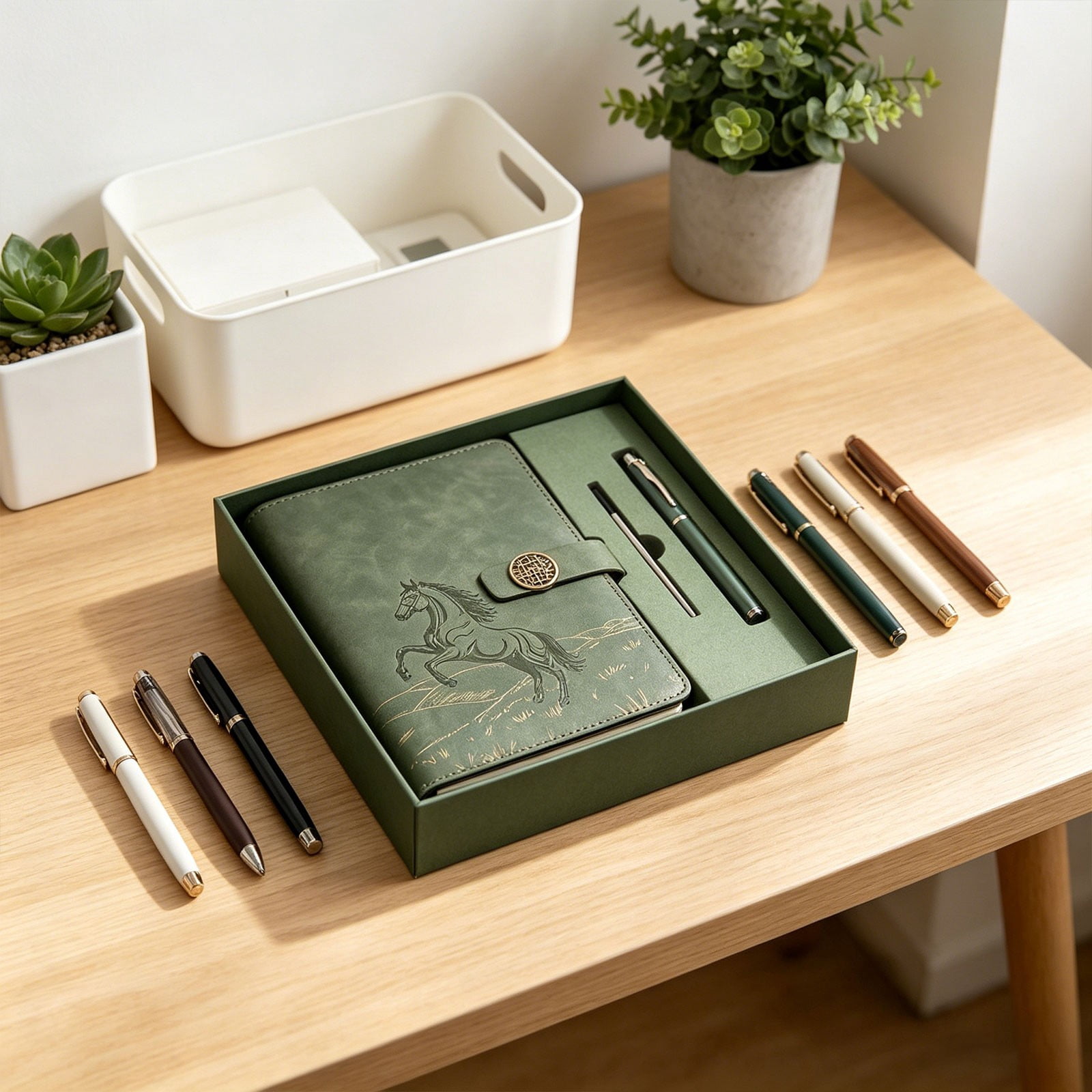 A5 Handmade Trendy Notebook Professional Business Use Journal Notepad